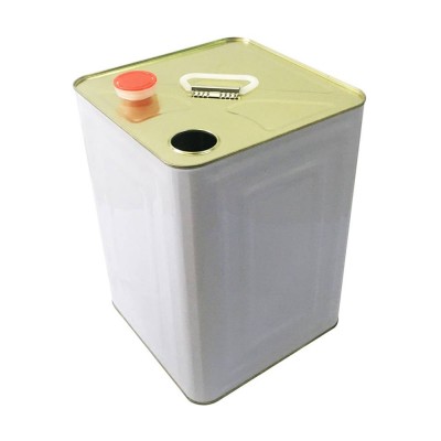 20l Open Head Steel Drum Metal Square Can Motor Oil Barrel