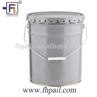 5 gallon steel pail with cover and handle for paint,oil