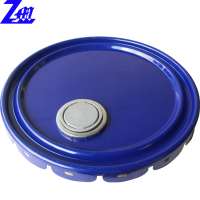 flower edge lid components metal lug lid with spouts used for 18-25L tin pail