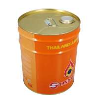 logo printed tin/tinplate empty oil/solvent drum with metal cap and handle